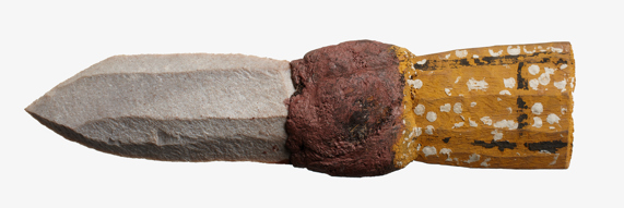 Stone bladed knife