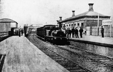 2-4-0 tank class steam locomotive, Richmond, 1865