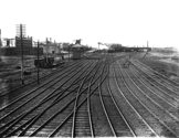 Wooden signal box at North Melbourne Junction, circa 1905
