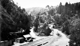 Walhalla Railway Station, circa 1940