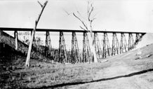 Bridge on the Bairnsdale to Orbost line, circa 1915