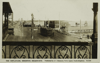 Victorian Railways no. 41 tram, Brighton, circa 1912