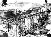 Taradale Viaduct under construction