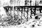 Rail bridge on the Morwell to Mirboo North railway line