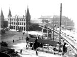Flinders Street Viaduct duplication and electrification, circa 1915