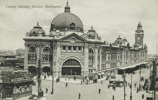 Flinders Street Station, Melbourne, circa 1909