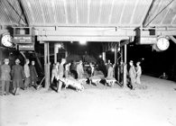 Demolition of suburban platforms, Spencer Street Station, circa 1924