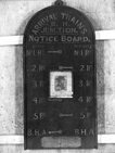 Notice board from Old Batman's Hill Junction, 1873