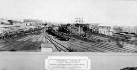 Spencer Street Station, circa 1880