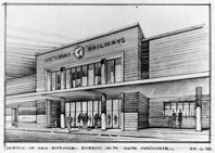 Proposed design for Spencer Street Station