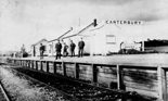 Staff, Canterbury Railway Station, 1880