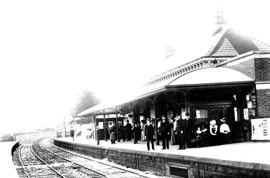 Ascot Vale Railway Station, circa 1903