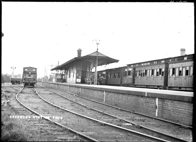 Locomotive E class steam train no. 450, Essendon Railway Station, 1908