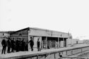 Station staff, East Richmond Railway Station, 1886