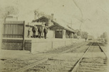Violet Town Railway Station, circa 1900