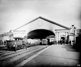 Ballarat Railway Station, circa 1895
