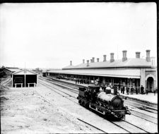 Steam locomotive no. 35, Bendigo Railway Station