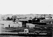 Geelong Railway Station, 1860
