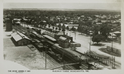 Wangaratta Railway Station and yards, circa 1930