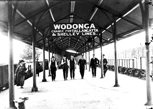 Staff at Wodonga Railway Station