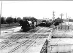 Morning passenger train leaving Wondonga Railway Station, 1918