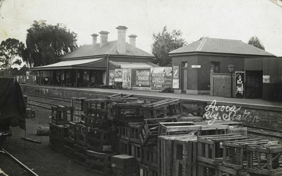 Avoca Railway Station, post-1910