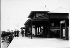 Cressy Railway Station building and platform