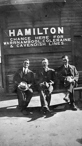 Passengers waiting for a train, Hamilton Railway Station, circa 1920