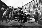 Scouts arriving at Sandringham Railway Station, circa 1925