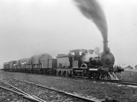 Mixed (goods and passengers) train, Waubra to Ballarat, circa 1910