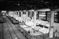 Montague goods shed area, 1968