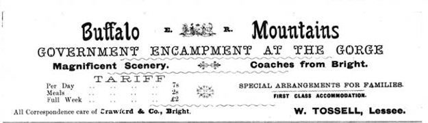 Mt Buffalo government camp, Buffalo Gorge