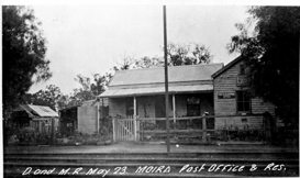 Post office and residence, Moira, 1923