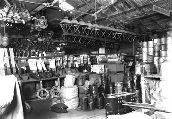 Interior, Spencer Street railway store