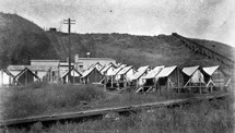 Moorabool railway camp, circa 1915