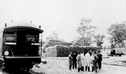 Commissioner Harold Clapp during country inspection