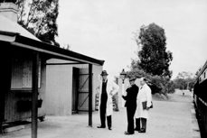 Commissioner Harold Clapp during country inspection