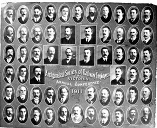 Employees, Amalgamated Society of Railways, Victoria, 1911