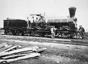 P class locomotive no. 7, circa 1865
