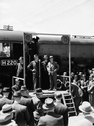 Launching H class steam locomotives