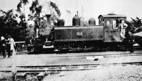 Steam locomotive no. 16A, Ferntree Gully, 1925