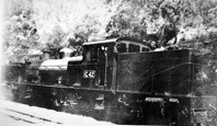 Garratt-type locomotive no. C42, circa 1945