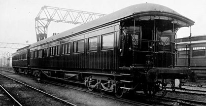 Commissioner's Guard, Mr HB Carey, on Norman carriage, 1920