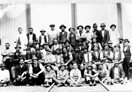 Staff, Bendigo rail workshops, April 1917
