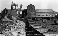 Rail trucks at the State Coal Mine, Wonthaggi, circa 1919
