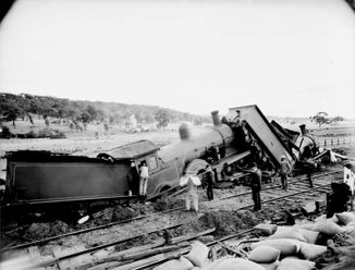 Accident resulting from brake failure, Beaufort, 5 February 1910