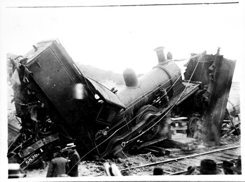 Railway accident, Beaufort, 5 February 1910