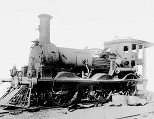 Boiler explosion, R class steam locomotive no. 297, January 1894