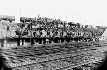 Construction work, North Melbourne, 1912