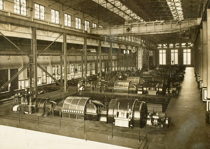 Interior of the Newport Power Station Turbine Hall, circa 1918/1921